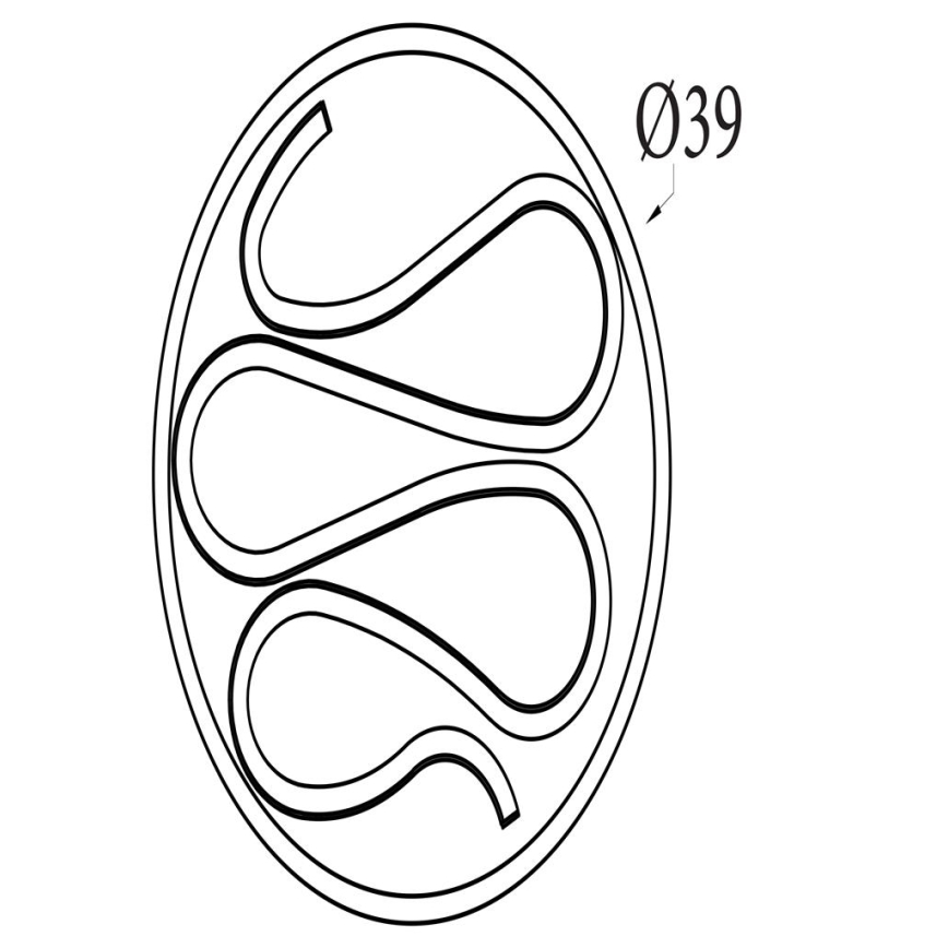 Searchlight - Dimmable LED Ceiling Light ZENDISC LED/20W/230V 3000K Ø 39 cm