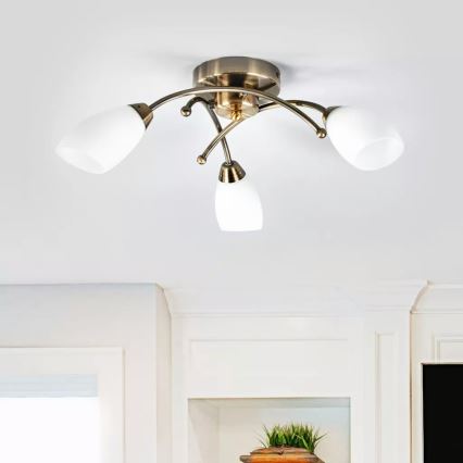 Searchlight - Surface-mounted chandelier OPERA 3xG9/7W/230V