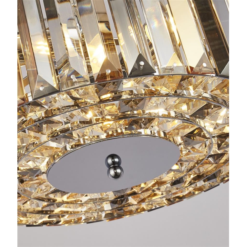 Searchlight - Chandelier on a chain CHAPEAU 3xE27/60W/230V