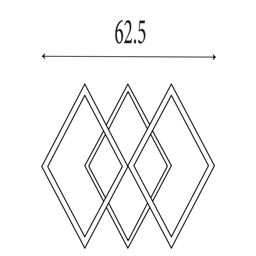 Searchlight - LED Dimmable Ceiling Light FENCE LED/25W/230V