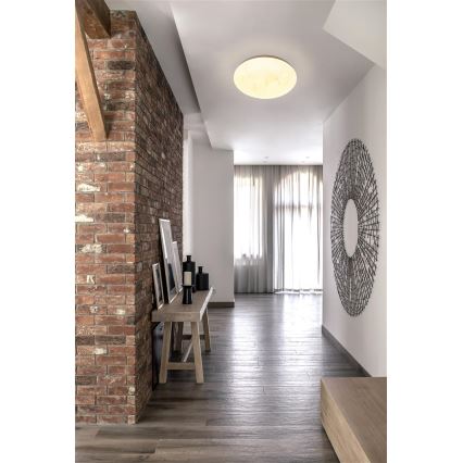 Searchlight - CLOUDS LED ceiling light/16W/230V 2700/3200/4000K Ø30 cm white