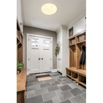 Searchlight - CLOUDS LED dimmable ceiling light LED/24W/230V 2700/3200/4000K Ø 38.5 cm