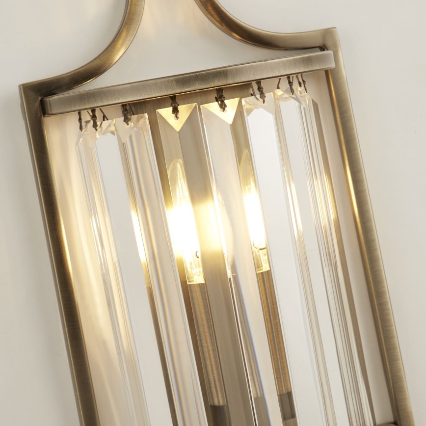 Searchlight - Wall light VICTORIA 1xE14/60W/230V brass