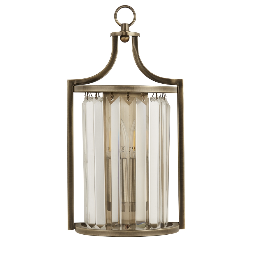 Searchlight - Wall light VICTORIA 1xE14/60W/230V brass