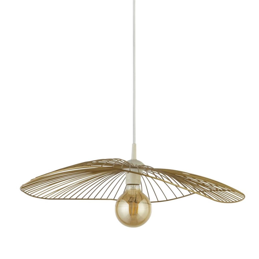 Searchlight - Chandelier on a string WAVE 1xE27/60W/230V gold