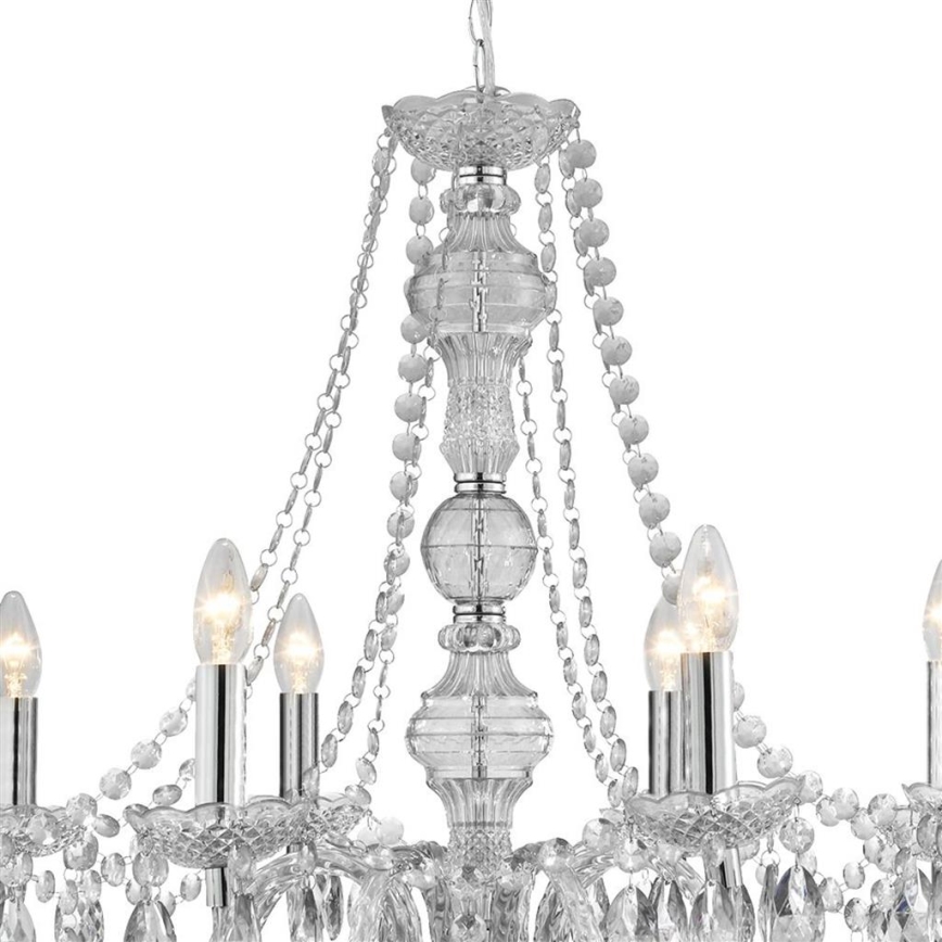 Searchlight - Chandelier on a chain MARIE THERESE 8xE14/40W/230V