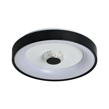 Searchlight - LED Dimmable ceiling light POLKA LED/24W/230V + LED/6W Ø 38.5 cm black
