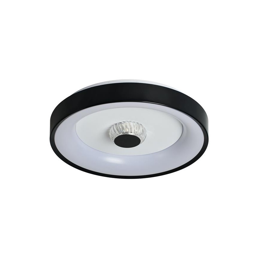 Searchlight - LED Dimmable ceiling light POLKA LED/24W/230V + LED/6W Ø 38.5 cm black