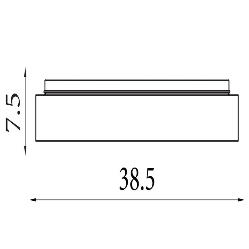 Searchlight - LED Dimmable ceiling light POLKA LED/24W/230V + LED/6W Ø 38.5 cm black