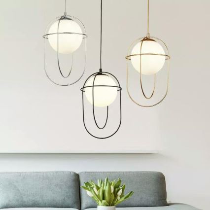 Searchlight - Chandelier on a string AXIS 1xE27/60W/230V black