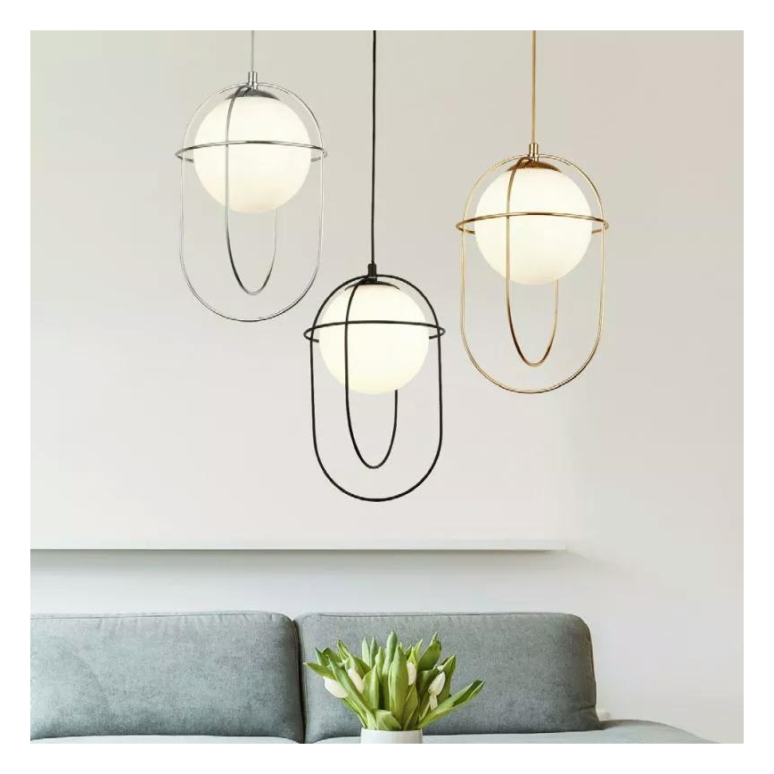 Searchlight - Chandelier on a string AXIS 1xE27/60W/230V black