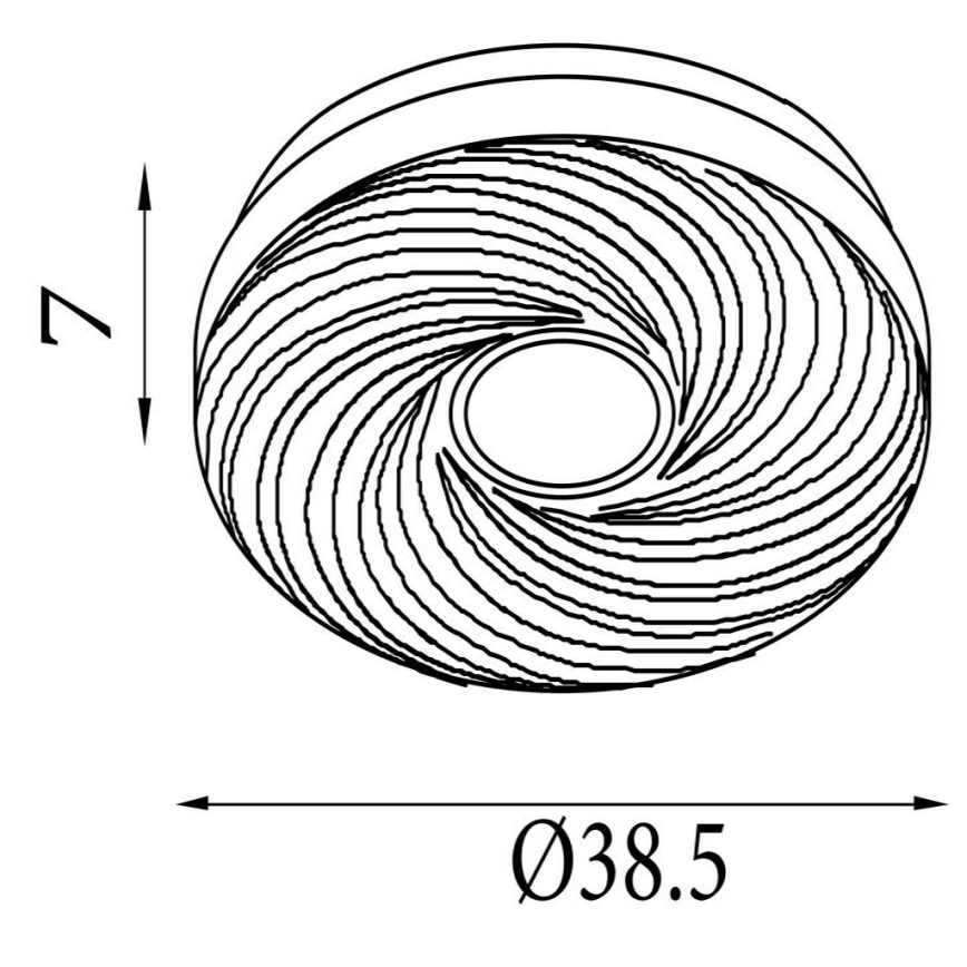 Searchlight - AURA LED Ceiling Light LED/24W/230V Ø 38.5 cm, White