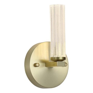 Searchlight - ABERDEEN LED Dimmable Bathroom Wall Light, 7W, 230V, IP44, Brass