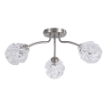 Searchlight - ASTRAL flush-mount chandelier 3xG9/33W/230V matte chrome