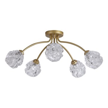Searchlight - ASTRAL Surface-Mounted Chandelier 5xG9/33W/230V, Gold