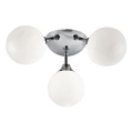 Searchlight - Bathroom ceiling light FLUSH 3xG9/33W/230V IP44 matte chrome