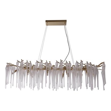Searchlight - Cable-hung pendant light HERITAGE 10xG9/33W/230V