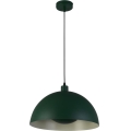 Searchlight - Cable-suspended pendant MARS 1xE27/60W/230V dia. 25 cm green