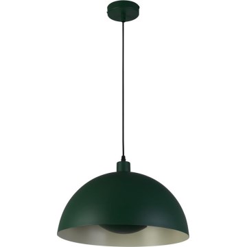 Searchlight - Cable-suspended pendant MARS 1xE27/60W/230V dia. 25 cm green