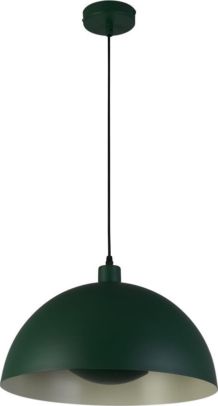 Searchlight - Cable-suspended pendant MARS 1xE27/60W/230V dia. 25 cm green