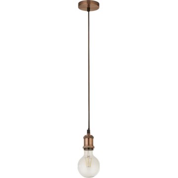 Searchlight - Cable-suspended pendant SUSPENSION 1xE27/60W/230V Copper