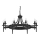 Searchlight - CARTWHEEL Chain-Hung Chandelier 8xE14/60W/230V, Black