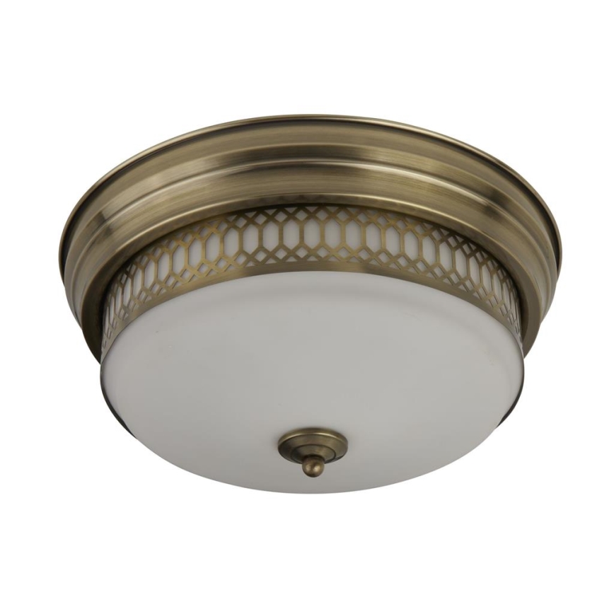 Searchlight - Ceiling light EDINBURGH 2xE27/40W/230V bronze