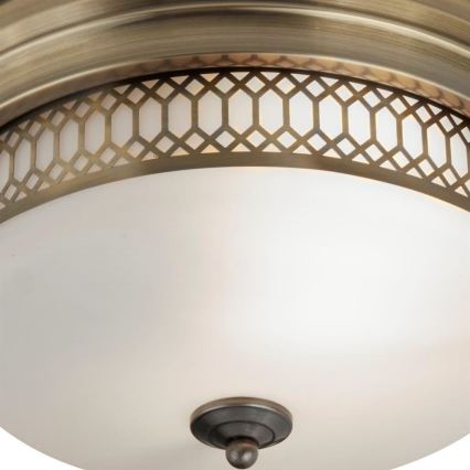 Searchlight - Ceiling light EDINBURGH 2xE27/40W/230V bronze