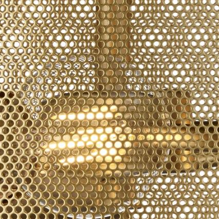 Searchlight - Ceiling light FISHNET 3xE27/60W/230V golden