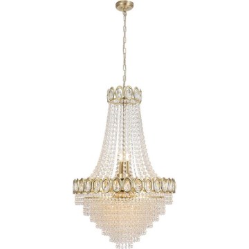Searchlight - Chain-hung chandelier LOUIS PHILLIPE 8xE14/60W/230V