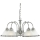 Searchlight - Chandelier on a chain AMERICAN DINER 5xE14/60W/230V shiny chrome