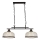 Searchlight - Chandelier on a chain BISTRO 2xE27/60W/230V black