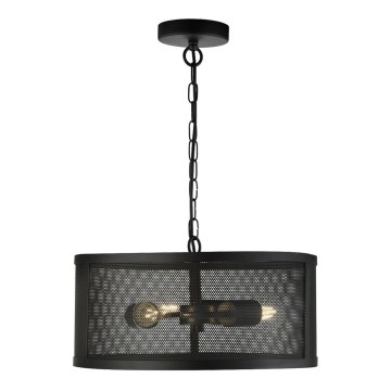 Searchlight - Chandelier on a chain FISHNET 3xE27/60W/230V black