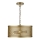 Searchlight - Chandelier on a chain FISHNET 3xE27/60W/230V golden