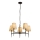 Searchlight - Chandelier on a chain GOTHIC 5xE14/60W/230V black