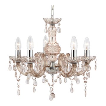 Searchlight - Chandelier on a chain MARIE 5xE14/40W/230V