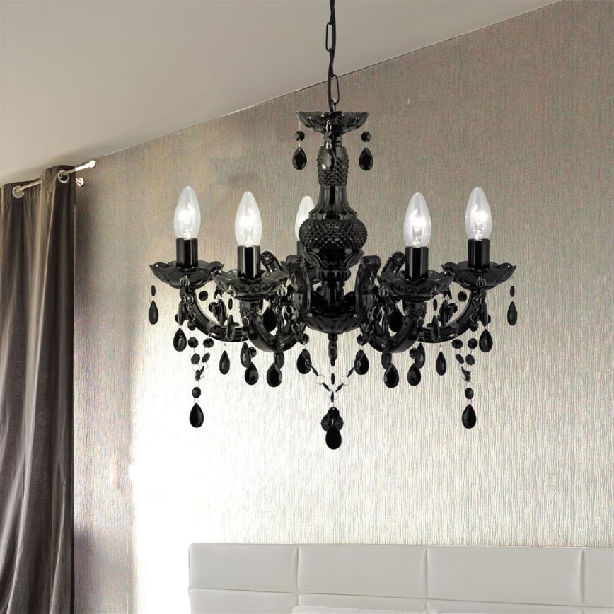 Searchlight - Chandelier on a chain MARIE 5xE14/40W/230V
