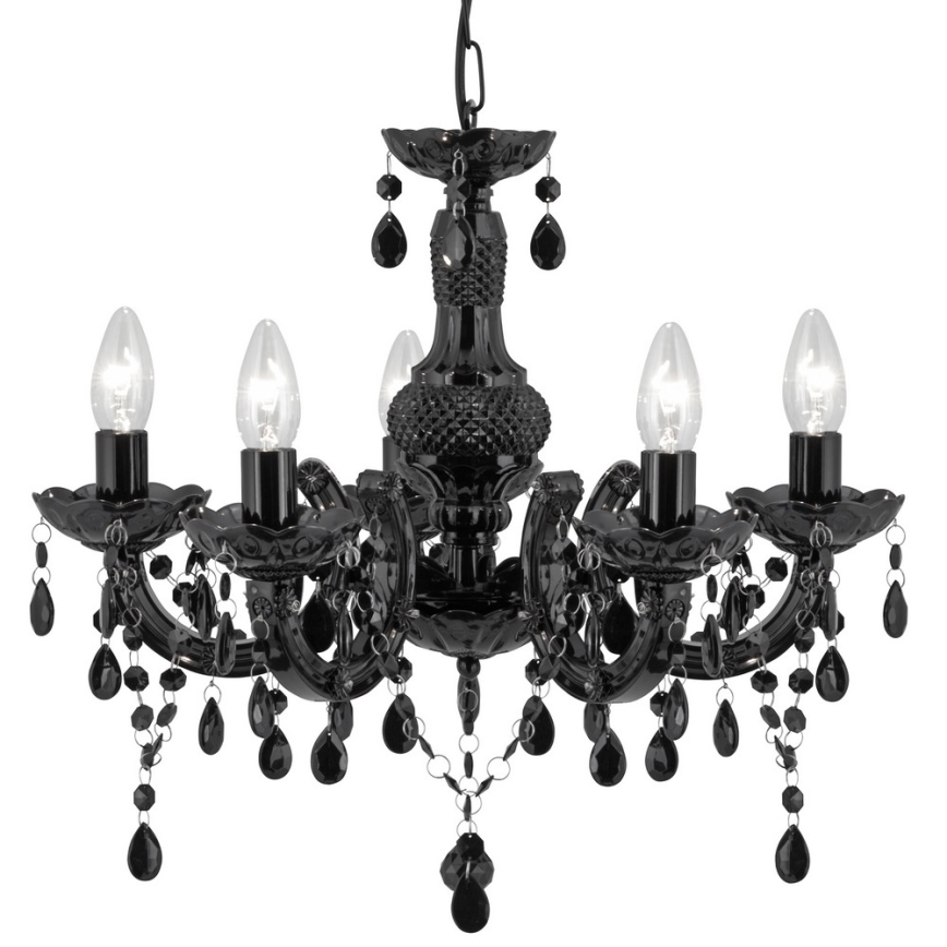 Searchlight - Chandelier on a chain MARIE 5xE14/40W/230V