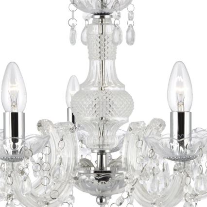 Searchlight - Chandelier on a chain MARIE 5xE14/40W/230V