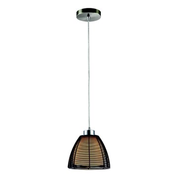 Searchlight - Chandelier on a string 1xE27/60W/230V d. 19 cm black