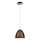 Searchlight - Chandelier on a string 1xE27/60W/230V d. 19 cm black