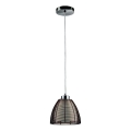Searchlight - Chandelier on a string 1xE27/60W/230V d. 19 cm brown