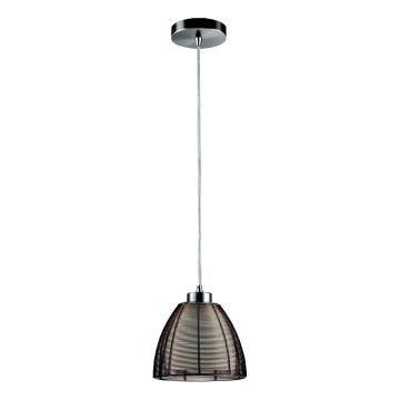 Searchlight - Chandelier on a string 1xE27/60W/230V d. 19 cm brown
