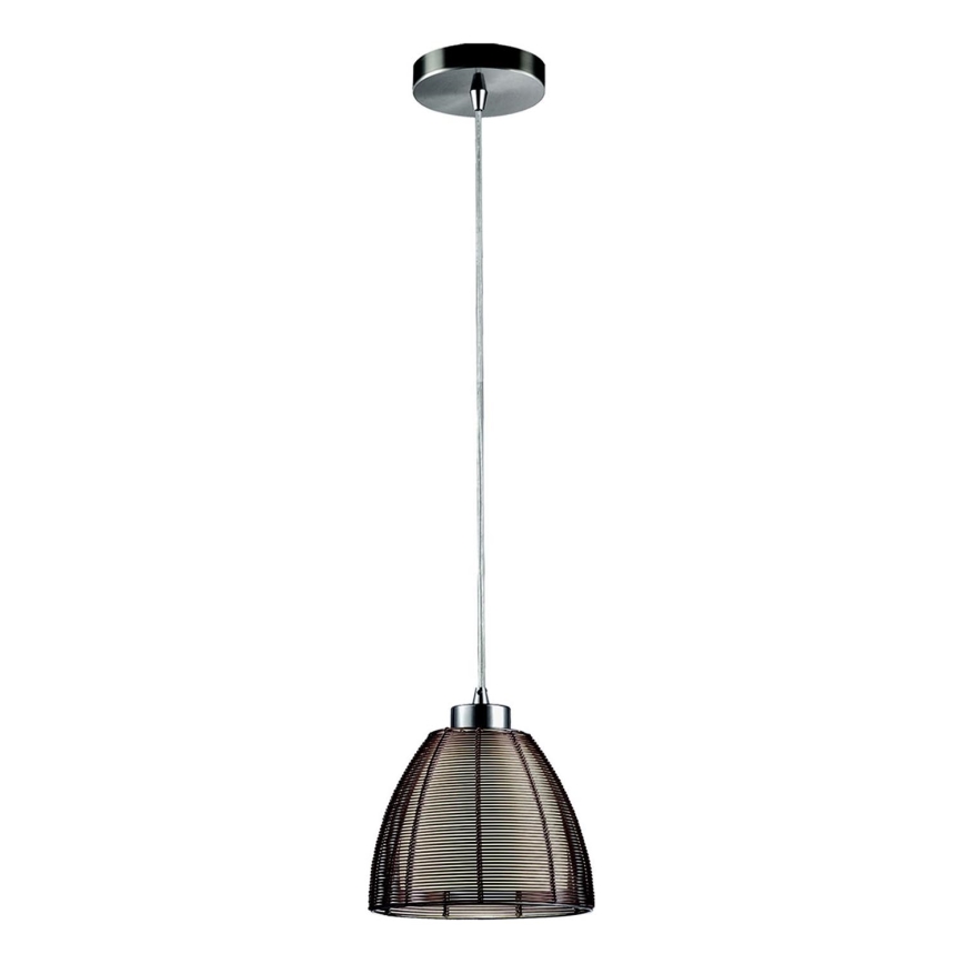Searchlight - Chandelier on a string 1xE27/60W/230V d. 19 cm brown