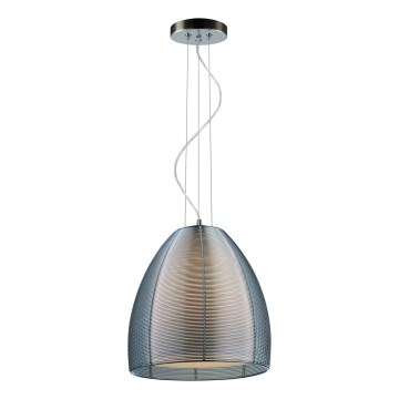 Searchlight - Chandelier on a string 1xE27/60W/230V d. 30 cm shiny chrome