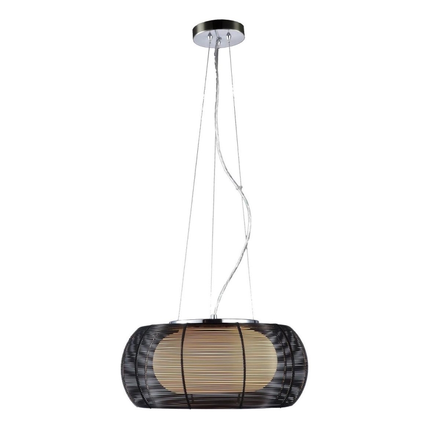 Searchlight - Chandelier on a string 2xE27/60W/230V d. 40 cm black