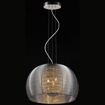 Searchlight - Chandelier on a string 3xE14/40W/230V d. 35 cm smoky