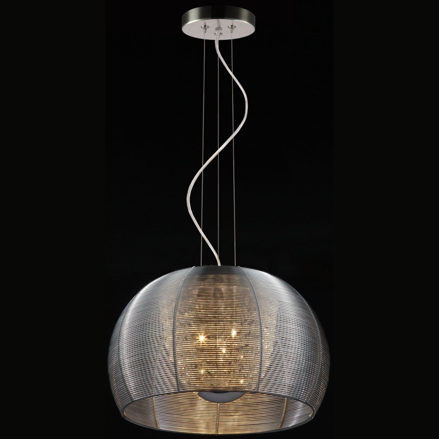 Searchlight - Chandelier on a string 3xE14/40W/230V d. 35 cm smoky