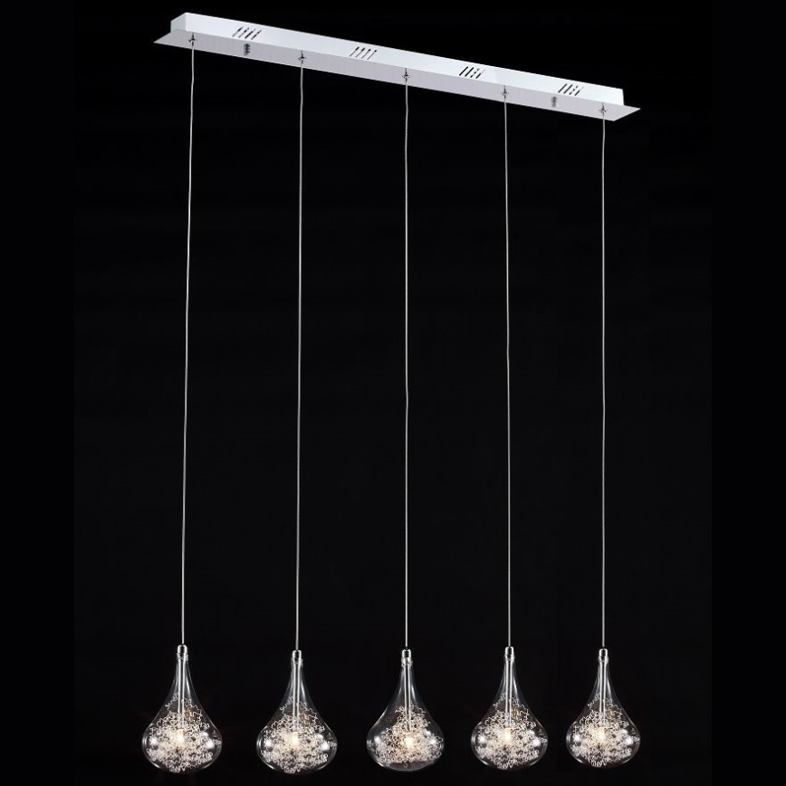 Searchlight - Chandelier on a string 5xG4/20W/230V