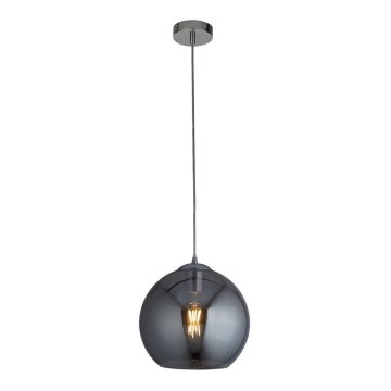 Searchlight - Chandelier on a string BALL 1xE27/60W/230V black